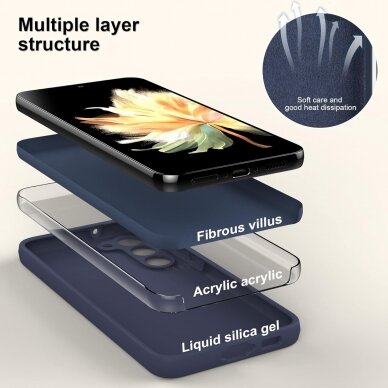 Silikonins Dėklas Soft silicone by X-level Samsung S711 S23 FE tamsiai mėlynas 1 Silikonins Dėklas Soft silicone by X-level Samsung S711 S23 FE tamsiai mėlynas 1