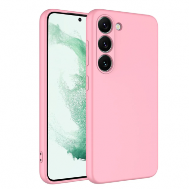 Silikonins Dėklas Soft silicone by X-level Samsung S921 S24 šviesiai rožinis Silikonins Dėklas Soft silicone by X-level Samsung S921 S24 šviesiai rožinis