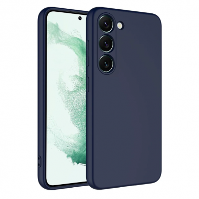 Silikonins Dėklas Soft silicone by X-level Samsung S921 S24 tamsiai mėlynas Silikonins Dėklas Soft silicone by X-level Samsung S921 S24 tamsiai mėlynas