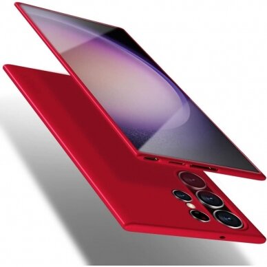 Silikonins Dėklas Soft silicone by X-level Samsung S928 S24 Ultra raudonas