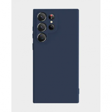 Silikonins Dėklas Soft silicone by X-level Samsung S928 S24 Ultra tamsiai mėlynas