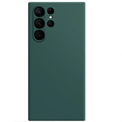 Silikonins Dėklas Soft silicone by X-level Samsung S928 S24 Ultra tamsiai žalias