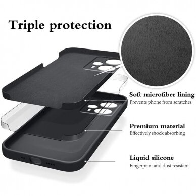 Silikonins Dėklas Soft silicone by X-level Xiaomi Poco F5 5G juodas 1 Silikonins Dėklas Soft silicone by X-level Xiaomi Poco F5 5G juodas 1