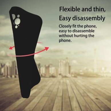 Silikonins Dėklas Soft silicone by X-level Xiaomi Poco F5 Pro 5G juodas 3