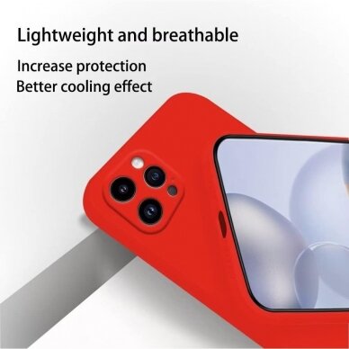 Silikonins Dėklas Soft silicone by X-level Xiaomi Poco F5 Pro 5G raudonas 2