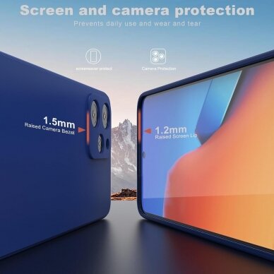 Silikonins Dėklas Soft silicone by X-level Xiaomi Redmi 12/Redmi Note 12R/Poco M6 Pro tamsiai mėlynas 2 Silikonins Dėklas Soft silicone by X-level Xiaomi Redmi 12/Redmi Note 12R/Poco M6 Pro tamsiai mėlynas 2