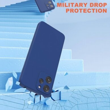 Silikonins Dėklas Soft silicone by X-level Xiaomi Redmi 12/Redmi Note 12R/Poco M6 Pro tamsiai mėlynas 3 Silikonins Dėklas Soft silicone by X-level Xiaomi Redmi 12/Redmi Note 12R/Poco M6 Pro tamsiai mėlynas 3