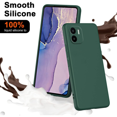 Silikonins Dėklas Soft silicone by X-level Xiaomi Redmi A1/Redmi A2 tamsiai žalias 1 Silikonins Dėklas Soft silicone by X-level Xiaomi Redmi A1/Redmi A2 tamsiai žalias 1