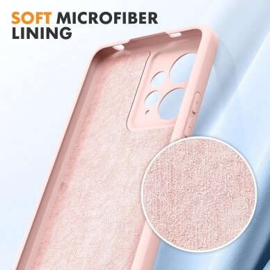 Silikonins Dėklas Soft silicone by X-level Xiaomi Redmi Note 12 5G šviesiai rožinis 2 Silikonins Dėklas Soft silicone by X-level Xiaomi Redmi Note 12 5G šviesiai rožinis 2