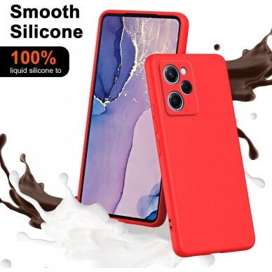 Silikonins Dėklas Soft silicone by X-level Xiaomi Redmi Note 12S raudonas 2