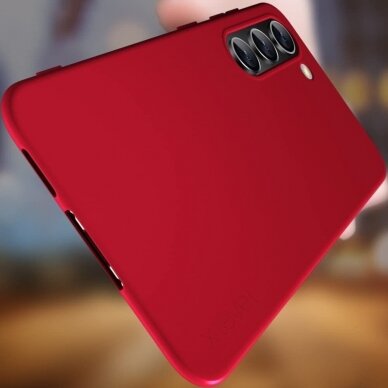 Silikonins Dėklas Slim Guard Samsung A155 A15 4G raudonas 1