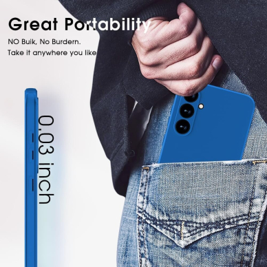Silikonins Dėklas Slim Guard Samsung S711 S23 FE tamsiai mėlynas 4