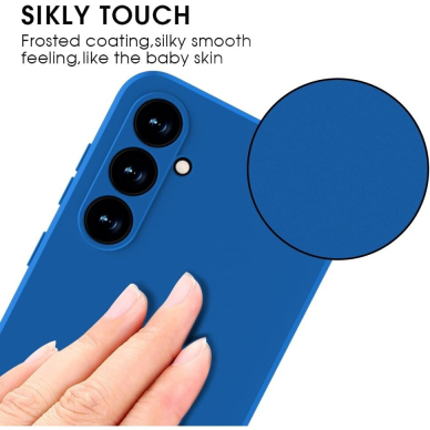 Silikonins Dėklas Slim Guard Samsung S711 S23 FE tamsiai mėlynas 5