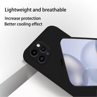 Silikonins Dėklas Slim Guard Xiaomi Poco F5 Pro 5G juodas 1