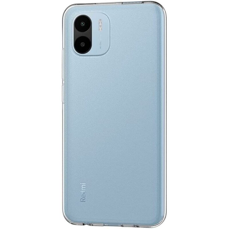 Silikoninis dėklas Antislip O2 Xiaomi Redmi A1/Redmi A2 skaidrus Silikoninis dėklas Antislip O2 Xiaomi Redmi A1/Redmi A2 skaidrus