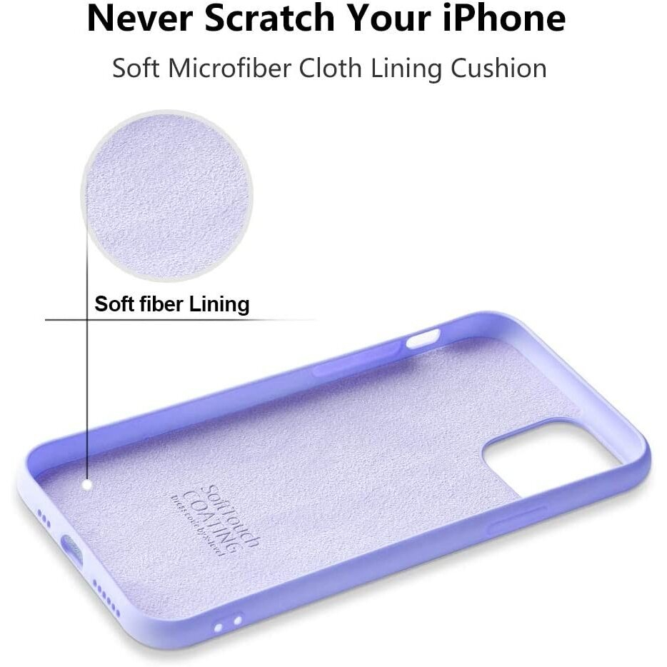 Silikonins Dėklas Soft silicone by X-level Apple iPhone 15 violetinisinis 1