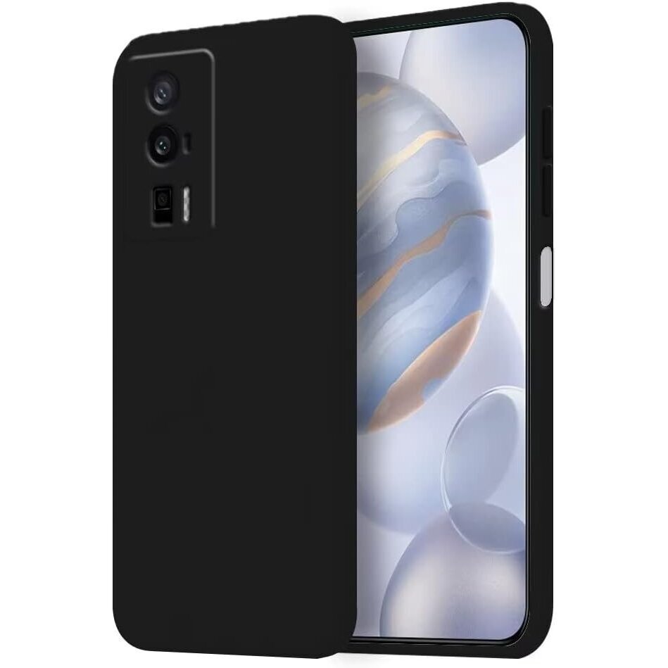 Silikonins Dėklas Slim Guard Xiaomi Poco F5 Pro 5G juodas Silikonins Dėklas Slim Guard Xiaomi Poco F5 Pro 5G juodas