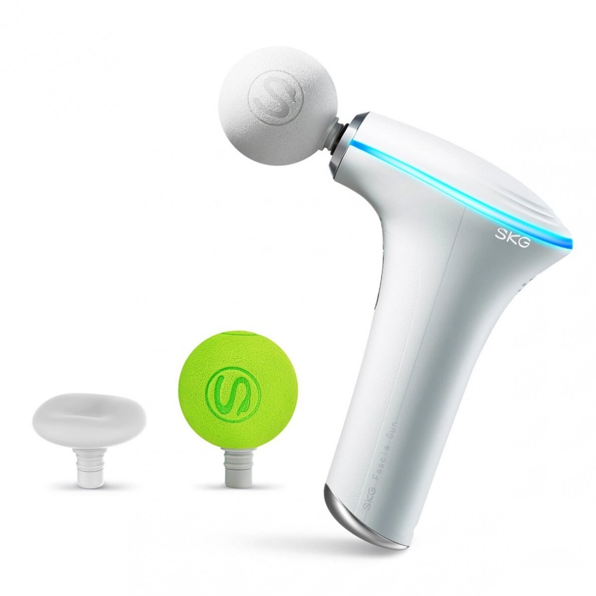 SKG F5-EN massage gun the whole body - baltas SKG F5-EN massage gun the whole body - baltas