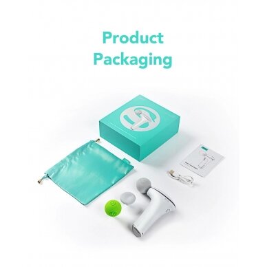 SKG F5-EN massage gun the whole body - baltas 12 SKG F5-EN massage gun the whole body - baltas 12