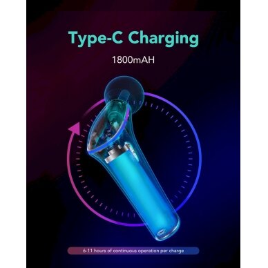 SKG F5-EN massage gun the whole body - baltas 17 SKG F5-EN massage gun the whole body - baltas 17