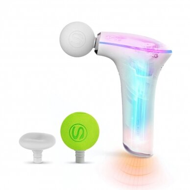 SKG F5-EN massage gun the whole body - baltas 2 SKG F5-EN massage gun the whole body - baltas 2