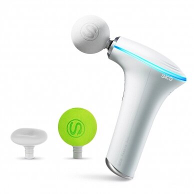 SKG F5-EN massage gun the whole body - baltas SKG F5-EN massage gun the whole body - baltas