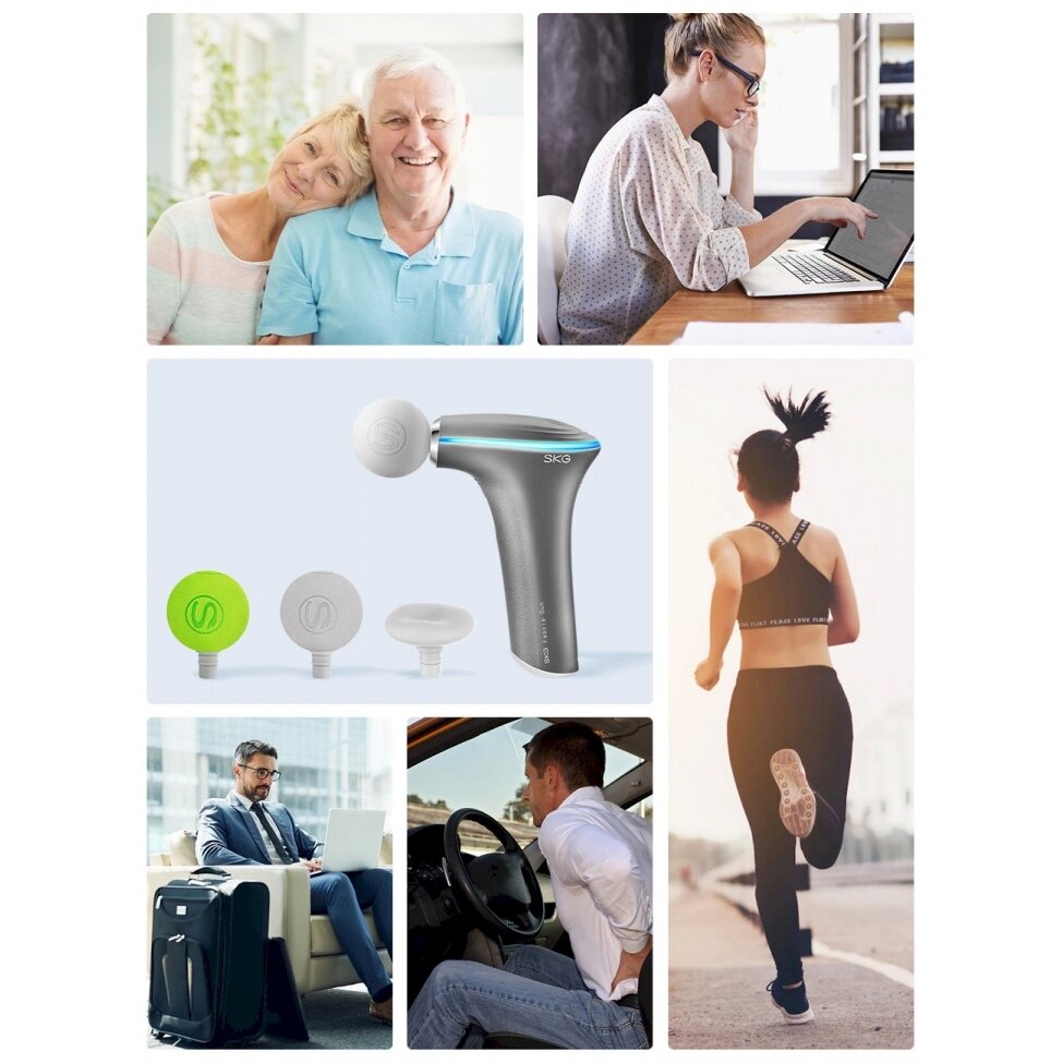 SKG F5-EN massage gun the whole body - pilkas 12 SKG F5-EN massage gun the whole body - pilkas 12