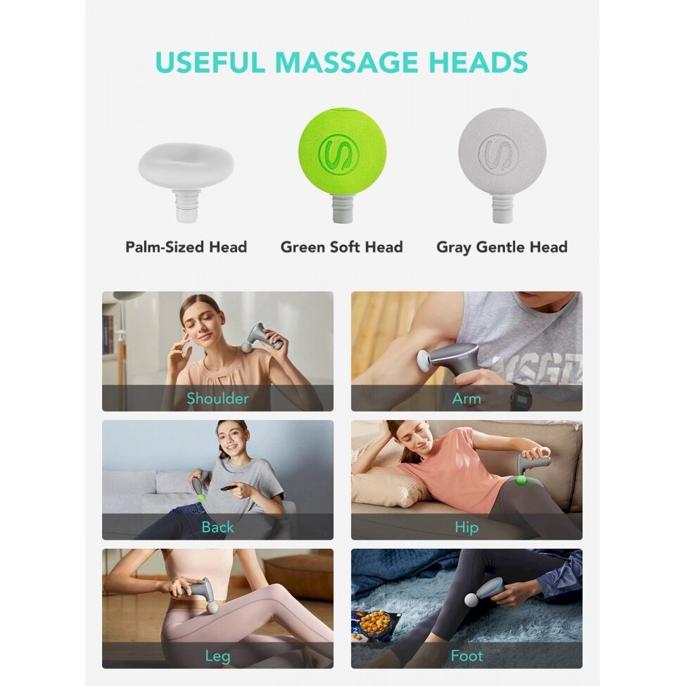 SKG F5-EN massage gun the whole body - pilkas 14 SKG F5-EN massage gun the whole body - pilkas 14