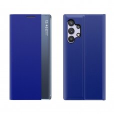 Dėklas Sleep Case Bookcase Samsung Galaxy A32 5G mėlynas