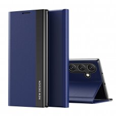 Dėklas Sleep Case Pro Samsung Galaxy A24 4G Mėlynas