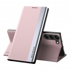 Dėklas Sleep Case Pro Samsung Galaxy S23 Plus Rožinis