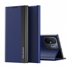 Dėklas Sleep Case Pro Xiaomi Redmi Note 12 Pro Plus Mėlynas