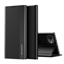 iPhone 16e – Sleep Case Pro dėklas su atvartu ir stovu - Juodas