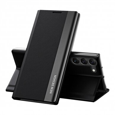 Dėklas Sleep Case Pro Samsung Galaxy S23 Plus Juodas