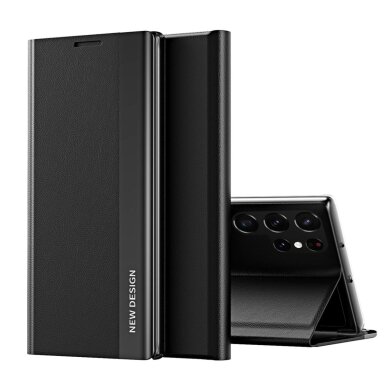 Akcija! Dėklas Sleep Case Pro Samsung Galaxy S25 Ultra  - Juodas