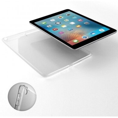 Dėklas Slim Case Xiaomi Pad 5 Pro / Pad 5 flexible silicone cover Permatomas 3