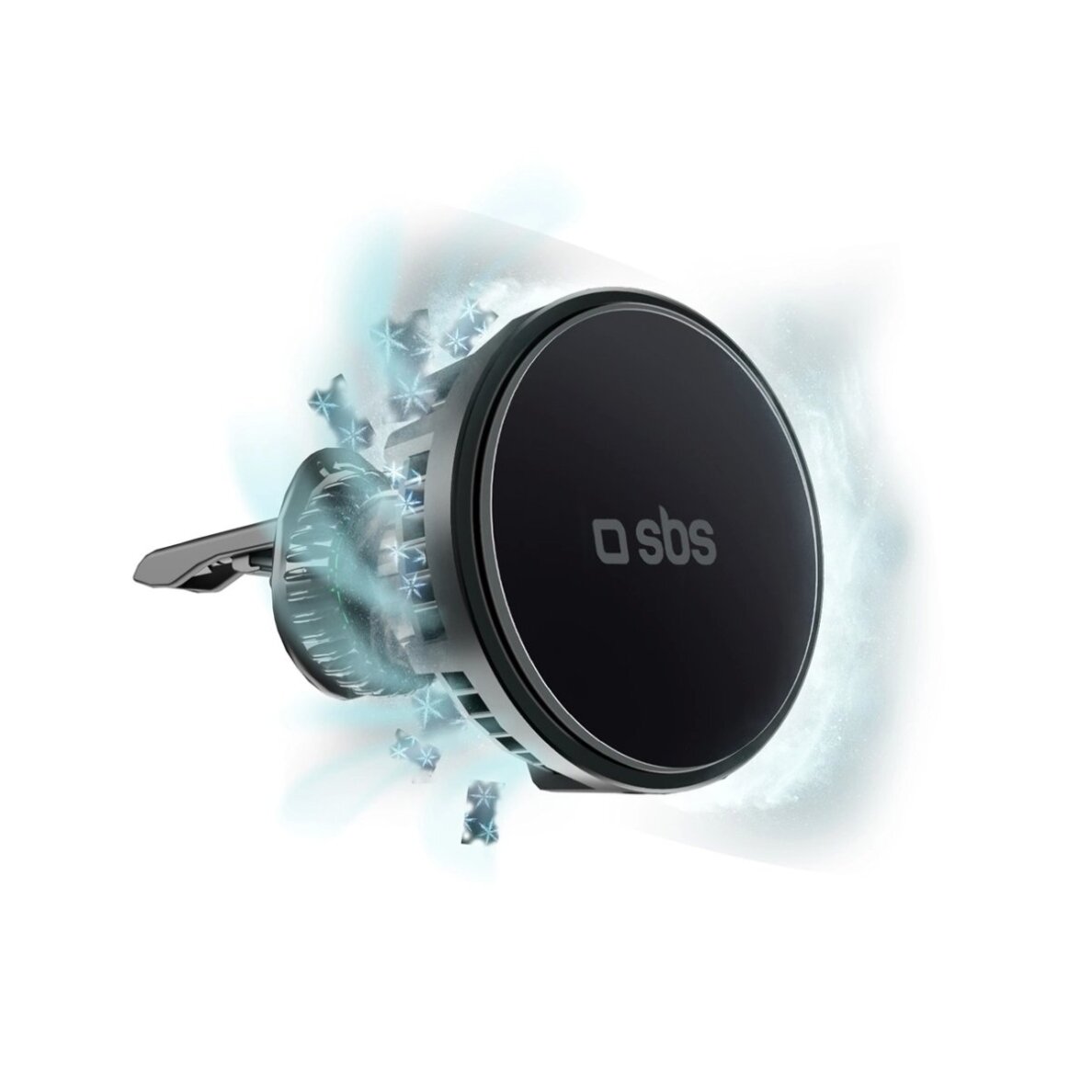 Telefono laikiklis su indukciniu įkrovikliu SBS TESUPFANWIR15W 15W vėdinimo angai su aušinimu – juodas Telefono laikiklis su indukciniu įkrovikliu SBS TESUPFANWIR15W 15W vėdinimo angai su aušinimu – juodas