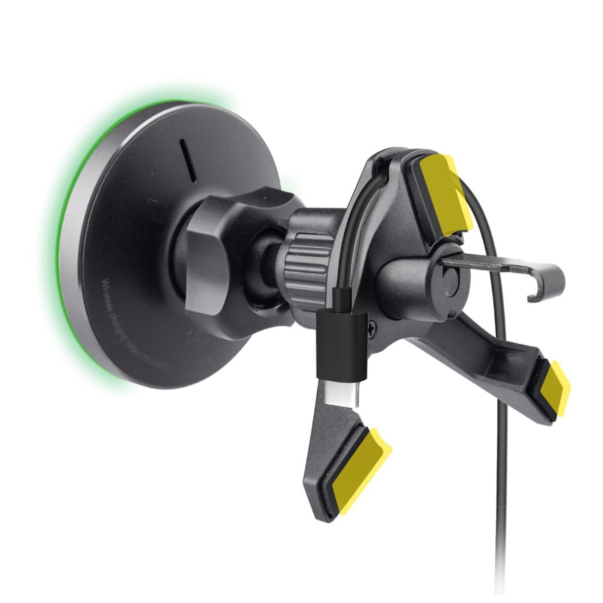 Telefono laikiklis su belaidžiu įkrovikliu SBS TESUPMAGWIR15W vėdinimo angai, suderinamas su MagSafe – juodas 1