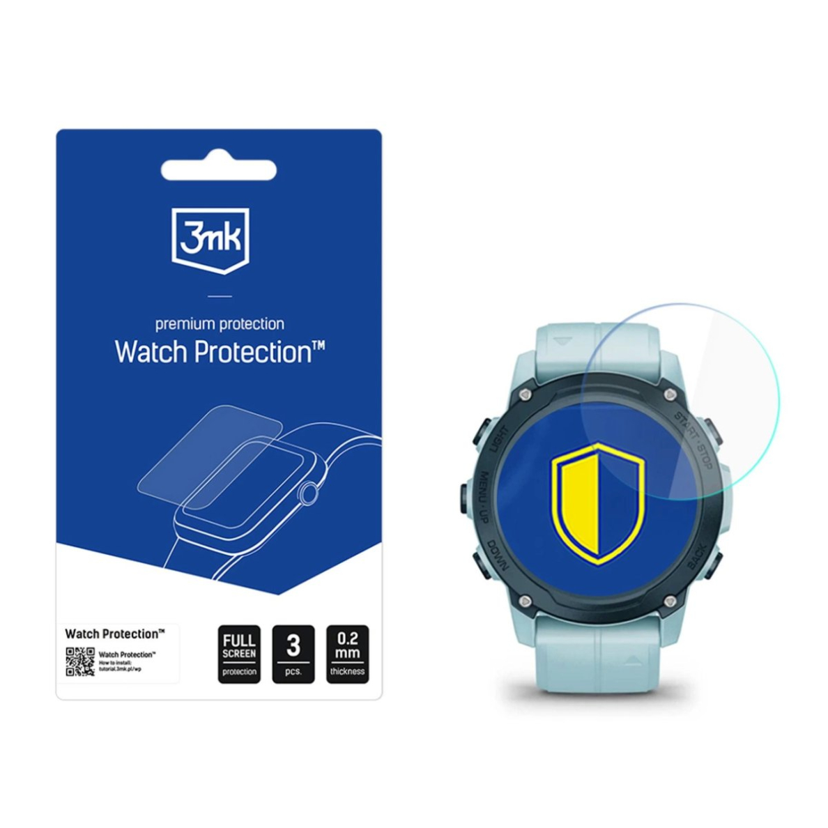 Išmaniojo laikrodžio ekrano stiklas 3mk Watch Protection FlexibleGlass skirtas Garmin Descent G1 / G1 Solar Išmaniojo laikrodžio ekrano stiklas 3mk Watch Protection FlexibleGlass skirtas Garmin Descent G1 / G1 Solar