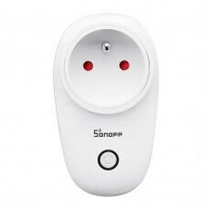 Smart plug electric socket 16A 3680W Sonoff S26R2ZBTPE-FR - white