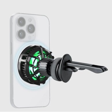 Telefono laikiklis su indukciniu įkrovikliu SBS TESUPFANWIR15W 15W vėdinimo angai su aušinimu – juodas 6