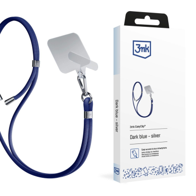 3mk EasyClip telefono pakabinamas dirželis – mėlynas
