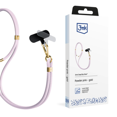 3mk EasyClip Elite telefono pakabinamas dirželis – rožinis