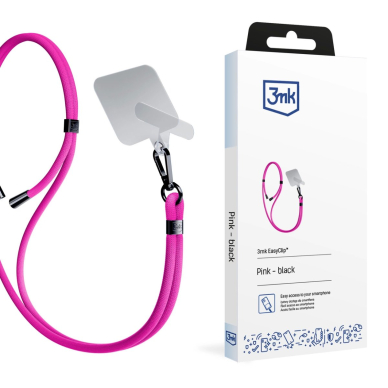 3mk EasyClip telefono pakabinamas dirželis – rožinis