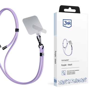 3mk EasyClip telefono pakabinamas dirželis – violetinis