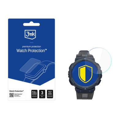 Išmaniojo laikrodžio ekrano apsauga 3mk Watch Protection FlexibleGlass skirtas Amazfit Active Edge