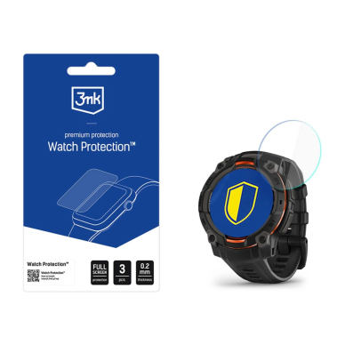Išmaniojo laikrodžio ekrano apsauga 3mk Watch Protection FlexibleGlass skirtas Garmin Instinct 3 45mm (Amoled, Solar)
