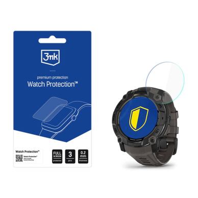 Išmaniojo laikrodžio ekrano apsauga 3mk Watch Protection FlexibleGlass skirtas Garmin Instinct 3 50mm (Amoled, Solar)