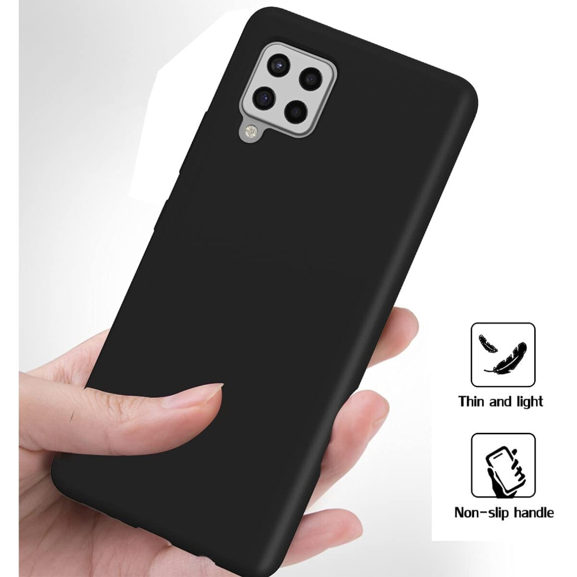 Dėklas Soft Case TPU Samsung Galaxy A42 5G Juodas 2 Dėklas Soft Case TPU Samsung Galaxy A42 5G Juodas 2