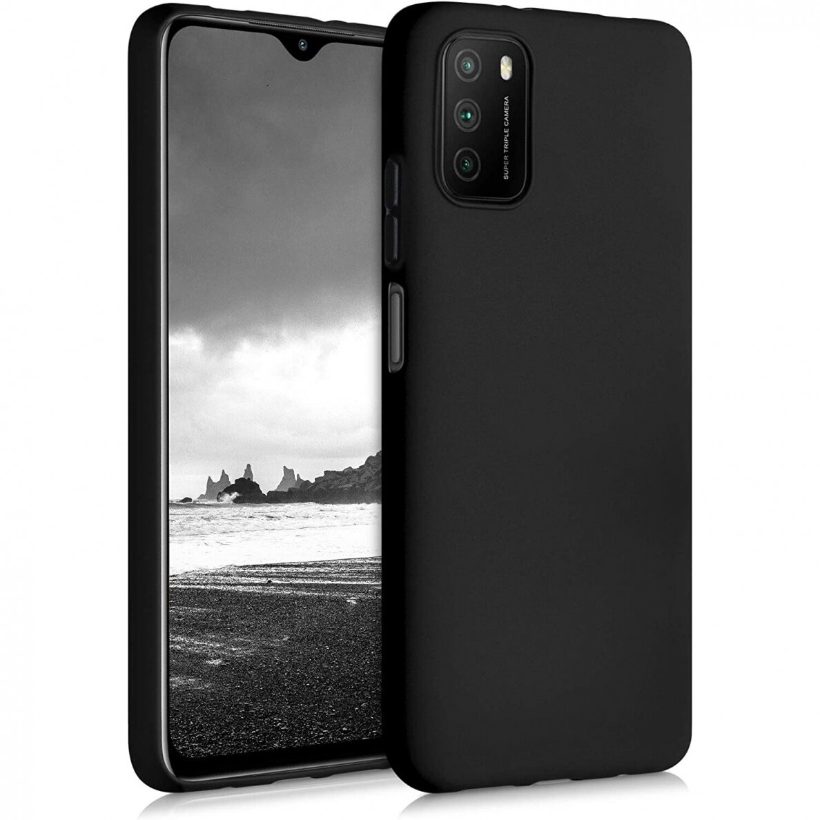 Dėklas Soft Case TPU Xiaomi Poco M3 Juodas Dėklas Soft Case TPU Xiaomi Poco M3 Juodas